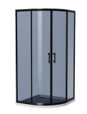 Tuš kabina Stil S131G Blue/Grey, polukružna, 80x80x195 cm