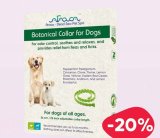 ARAVA Biljna ogrlica za pse, eterična ulja citronele, ružmarina i timijana, 56cm