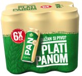 PIVO PAN zlatni ili lager 6 x 0,5 L