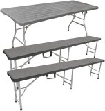 SET SKLOPIVI STOL I DVIJE KLUPE