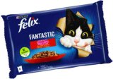 Purina Felix MOKRA HRANA ZA MAČKE govedina i piletina, 4x85 g,