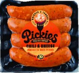 Pileća kobasica Pickies Dimljena, Chill & sir, sir 210 g