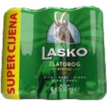 PIVO LAŠKO ZLATOROG 6x0,5 L