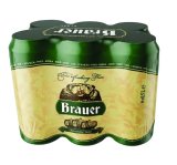 Pivo svjetlo 4% alk. Brauer, 3 l (6 x 0,5 l)