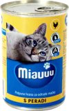 Miauuu POTPUNA HRANA ZA MAČKE perad 415 g