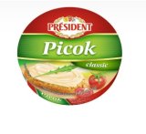 Picok, topljeni sir classic President 140 g