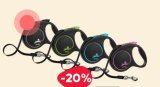 FLEXI Vodilica na regulaciju Black Design, traka, S - L, razne boje