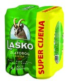 Pivo svijetlo 4,9 % alk. Laško, 2 l (4 x 0,5 l)
