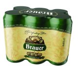 Pivo svijetlo 4,5 % alk. Brauer, 3 l (6 x 0,5 l)