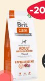BRIT CARE Hypoallergenic Monoprotein Medium Breed, janjetina i riža 1kg