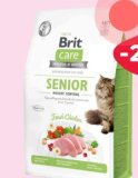BRIT CARE Cat Senior Weight Control, bez žitarica 2kg