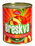 Kompot breskva Frudela, ocijeđena masa: 470 g