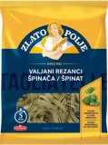 Zlato polje TJESTENINA valjani rezanci sa špinatom, 400 g