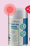 ARAVA Eye Wipes, biorazgradive maramice za područje oka, za pse i mačke, 100kom