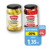 Feferoni, blagi ili ljuti Campo 310 g