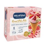 Sladoled kornet jagoda-vanilija Gelatino 660 ml