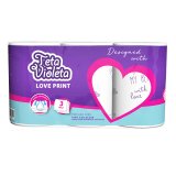 KUHINJSKI RUČNIK 3 SL.LOVE 3/1 VIOLETA