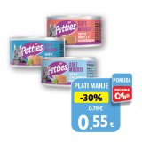 Mousse za mačke, piletina, govedina ili tuna Petties 85 g