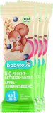 Babylove EKO pločica od žitarica, jabuka i ribiz 1+ god., 4×25g, 100g