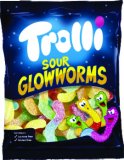 Bomboni Trolli Sour glowworms 100 g