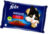 Hrana za mačke Felix Fantastic, govedina&piletina 4 x 85 g