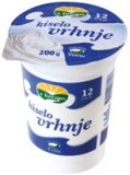 KISELO VRHNJE 'Z BREGOV 12 % m.m., Vindija 200 g