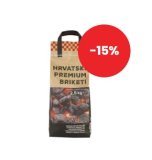 Premium hrvatski briket, stabilan i dugotrajan žar, 100% prirodan proizvod Plodine 2,5 kg