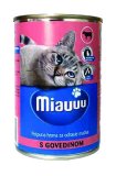 Miauuu MOKRA HRANA ZA MAČKE govedina, 415 g