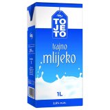 Mlijeko trajno 2,8% m.m. ToJeTo, 1 l