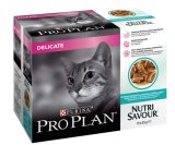 PRO PLAN Delicate Digestion, s oceanskom ribom u umaku, 10x85g