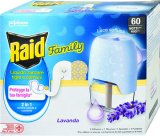 Raid električni aparatić protiv komaraca Family lavanda 36 ml, 1 kom.