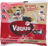 Vauuu POTPUNA HRANA ZA PSE govedina/divljač 2x2x100 g