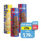 Keksi duo, čokolada ili vanilija Biscoletti 500 g