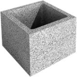 BLOK OPLATNI ZA STUP 25 25x25x23 cm