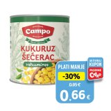 Kukuruz šećerac Campo 170 g, *