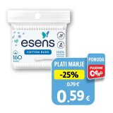 Štapići za uši Esens 160 kom.