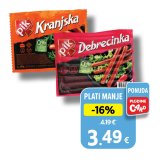 Debrecinka ili kranjska kobasica Pik Vrbovec 440 g