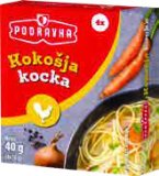 Podravka KOCKA ZA JUHU kokošja, goveđa 40 g