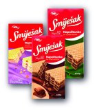 Napolitanke voćne, s čokoladom, s lješnjakom Smiješak 400 g 