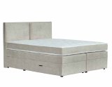 BOXSPRING KREVET 180/200 cm bež-smeđa