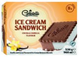 GELATELLI Sendvič sladoled 8 x 120 ml
