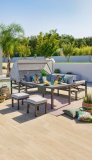 LOUNGE GARNITURA antracit, svijetlo siva, tamno siva
