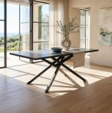 Logan stol 200x95x75 cm crni mramor