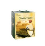 Graševina, bijelo kvalitetno vino Iločki Vinogradi 5 l