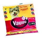 Vauuu MOKRA HRANA ZA PSE perad/jetra mali 2x2x100 g