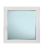 PVC PROZOR jednokrilni, DKL bijeli, izo staklo zamagljeno 60x60
