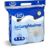 TOALETNI PAPIR DUGI 2 SLOJA, 600 LISTOVA, 4 ROLE