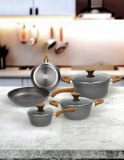 SET POSUĐA STONE&WOOD, 8-dijelni 1 set