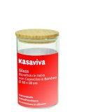 Staklena posuda s poklopcem fi 10 - 18 cm, 1 kom