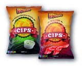 Čips rebrasti sour cream & onion, Bacon Hrusk